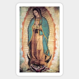 Original Picture of Our Lady of Guadalupe Sticker